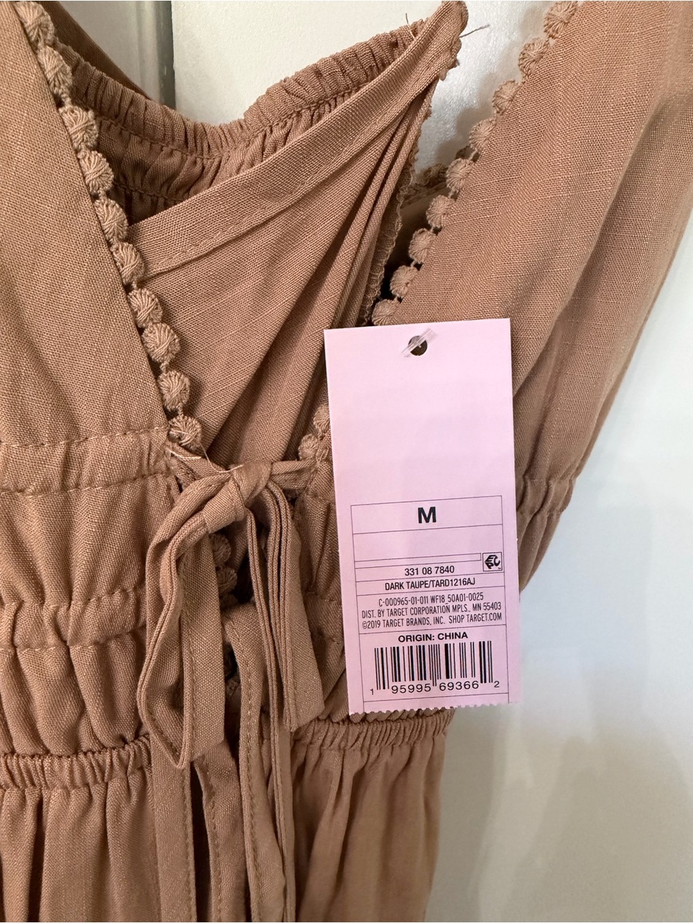 wild fable Tan V-Neck Spaghetti Strap Dress - Picture 10 of 11